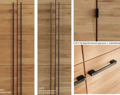 Outlet Colorado Holz-Kleiderschrank mit Schubladen Drehtürenschränke