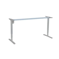 Hot höhenverstellbarer Schreibtisch STEH / Sitz 100kg Gestell rund Schreibtische