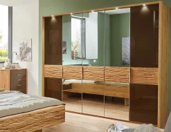 Sale Cordoba Kleiderschrank mit Spiegel Drehtürenschränke