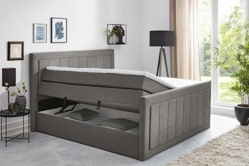 Online Cosima Boxspringbett 120x200 mit Bettkasten Boxspringbett