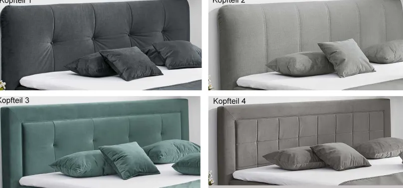 Hot Cosima Boxspringbett 200x200 mit Bettkasten Boxspringbett