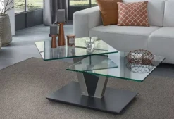 Sale 1019 Couchtisch drehbar 2 Ebenen Couchtische