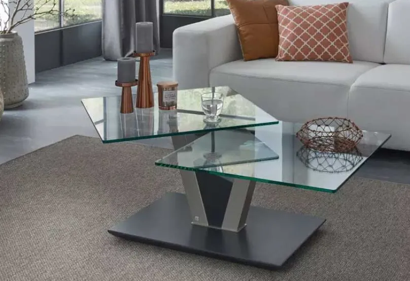 Sale 1019 Couchtisch drehbar 2 Ebenen Couchtische
