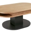 Outlet 1840 Couchtisch eiche schwarz Couchtische