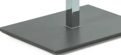 Online 2598 Couchtisch Glas Metall höhenverstellbar Couchtische