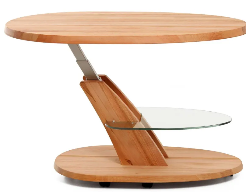 Best 4328 Couchtisch höhenverstellbar kernbuche Beistelltische|Couchtische