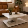 Outlet Couchtisch weiß quadratisch Couchtische