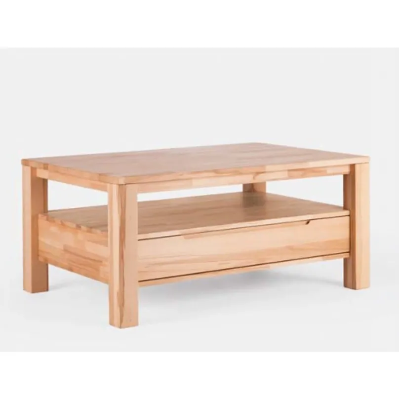 Hot CT 102 Couchtisch mit Schublade Massivholz Couchtische
