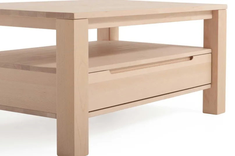 Hot CT 102 Couchtisch mit Schublade Massivholz Couchtische