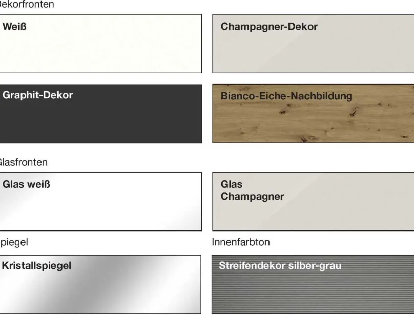 Clearance Denver Schwebetürschrank Glas Schwebebetürenschränke