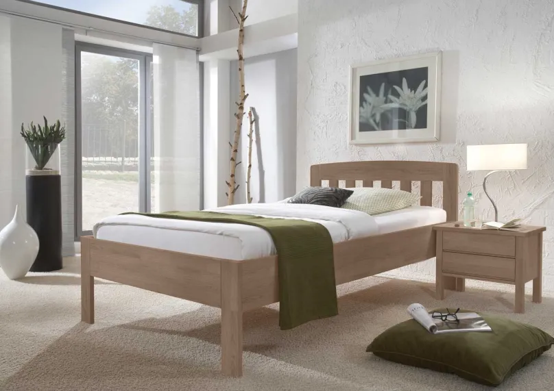 Discount Dico Bett 90x190 Komforthöhe Massivholzbett