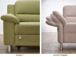 Dietsch Denja Polsterecke mit Schlaffunktion optional individuell Ecksofas