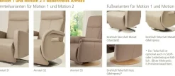 Sale Dietsch Motion Fernsehsessel mit Relaxfunktion Leder und mehr Sessel