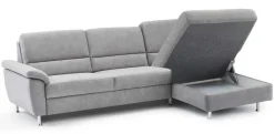 Online Dietsch Onyx Schlafsofa mit Ottomane in vielen Farben Schlafsofa|Ecksofas