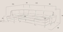 Hot Dietsch Onyx Wohnlandschaft wahlweise mit Schlaffunktion und Bettkasten Schlafsofa|Wohnlandschaft