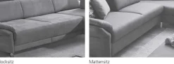 Outlet Dietsch Rhodos Ecksofa mit vielen Funktionen individuell Ecksofas