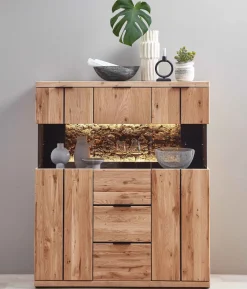 Clearance Donna Highboard wildeiche Highboards|Anrichten
