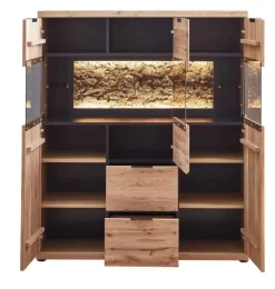 Clearance Donna Highboard wildeiche Highboards|Anrichten