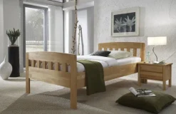 Best Einzelbett Holz Massivholzbett