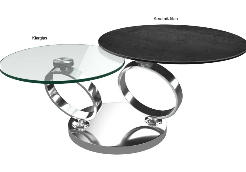 Eolia Couchtisch rund 2-teilig Couchtische