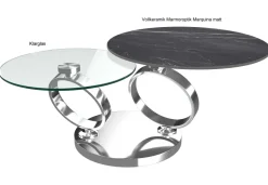 Eolia Couchtisch rund 2-teilig Couchtische