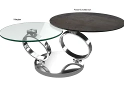 Eolia Couchtisch rund 2-teilig Couchtische