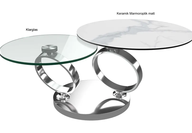 Eolia Couchtisch rund 2-teilig Couchtische