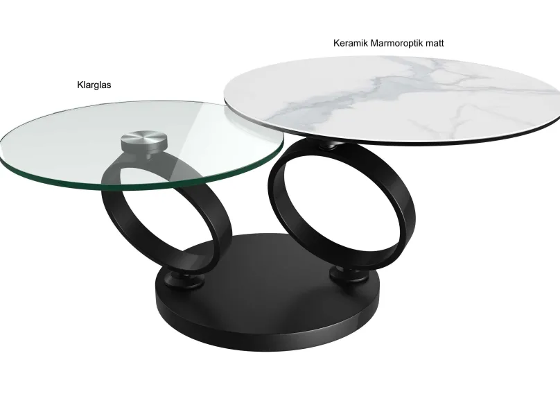 Eolia Couchtisch rund 2-teilig Couchtische
