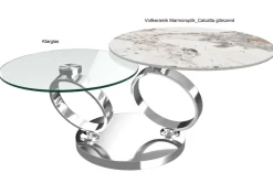 Eolia Couchtisch rund 2-teilig Couchtische