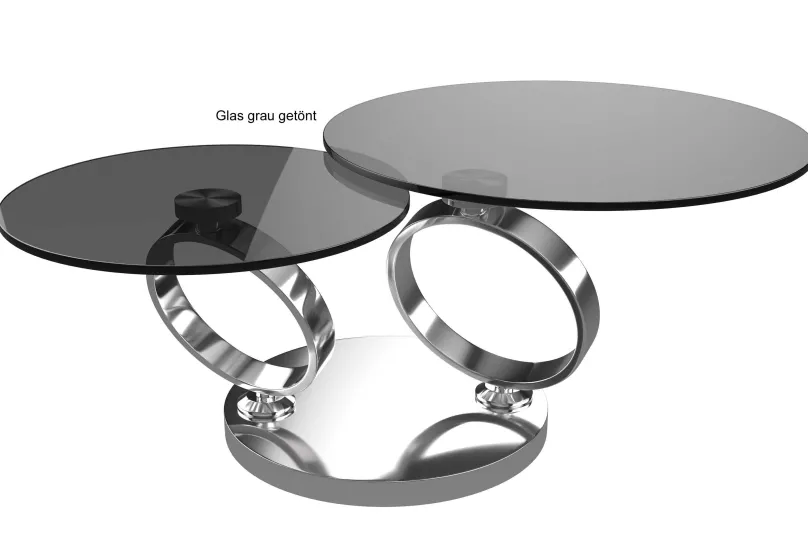 Eolia Couchtisch rund 2-teilig Couchtische