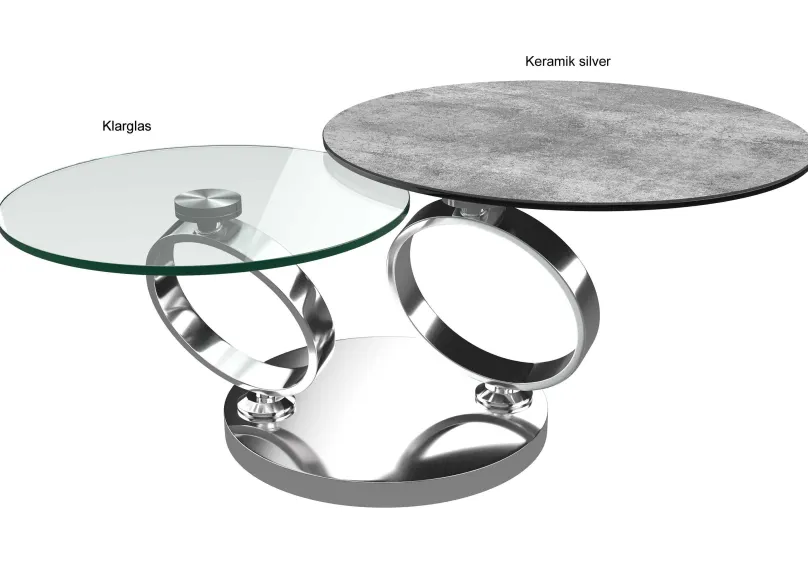 Eolia Couchtisch rund 2-teilig Couchtische