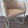 Clearance 2er Set Schwingsessel beige Schwingstühle|Stühle