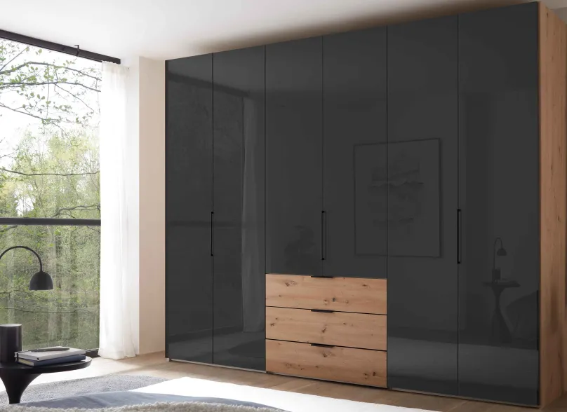 New Extenso Kleiderschrank mit Schubladen Drehtürenschränke