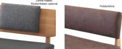 Outlet Falun Eckbank Holz massiv Eckbänke