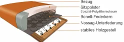 Sale Florenz Sessel mit Fußablage Sessel