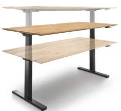 New Florenz Stehschreibtisch höhenverstellbar Holz Schreibtische