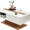 Clearance Fresno Couchtisch weiß eiche Couchtische
