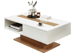 Clearance Fresno Couchtisch weiß eiche Couchtische