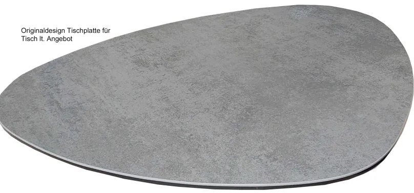 Clearance Galet Couchtisch Keramik grau Couchtische