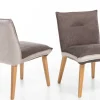 Best Genua Esszimmerstühle braun beige Stühle|Polsterstühle