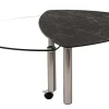 4290 Glastisch mit drehbaren Platten Beistelltische|Couchtische
