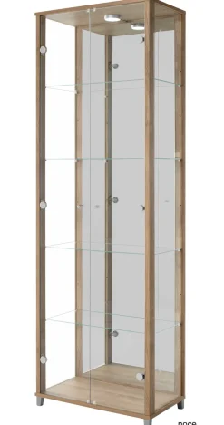 Outlet Glas Vitrine Holz verschiedene Farben Vitrinen|Glasvitrinen