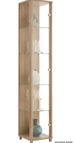 Glasvitrine schmal in 7 Farben Vitrinen|Glasvitrinen