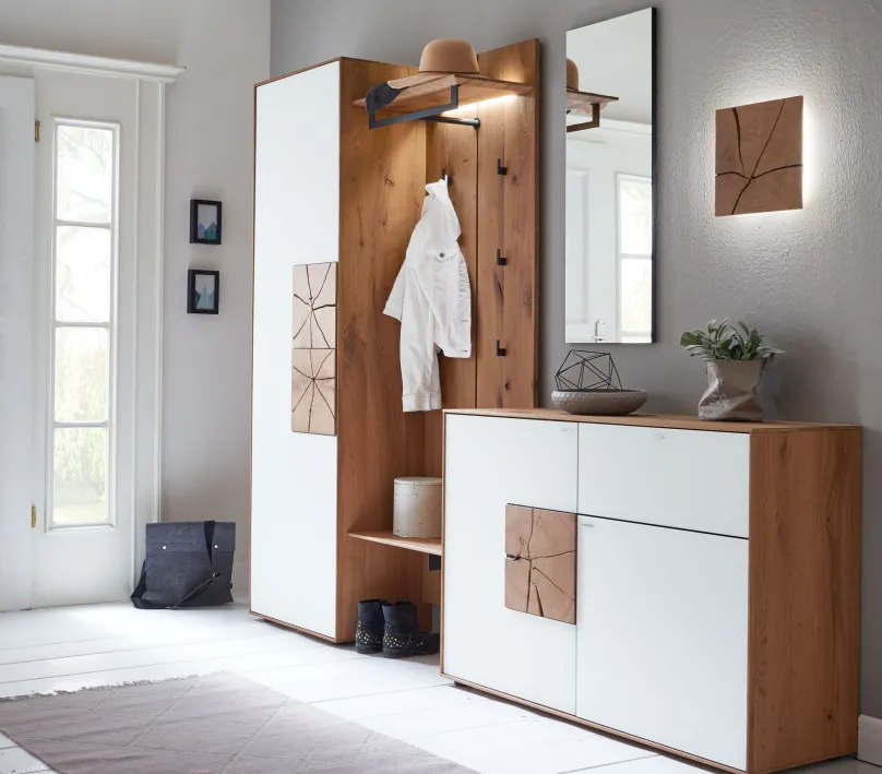 Best Hartmann Caya Garderobe eiche massiv Garderobenset