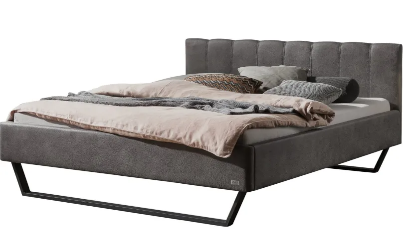Clearance Polsterbett grau Polsterbett