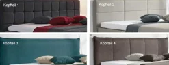 New Hover Boxspringbett 140x200 mit LED Boxspringbett