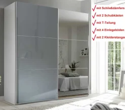 Hot Includo Glas Schwebetürenschrank Schwebebetürenschränke