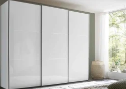Includo Kleiderschrank Hochglanz Schwebebetürenschränke