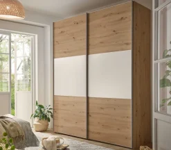 Best Includo Kleiderschrank mit Innenausstattung Schwebebetürenschränke