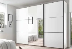 Discount Includo Kleiderschrank mit Spiegel Schwebebetürenschränke